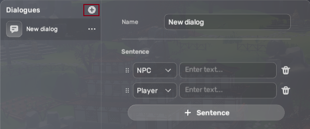 Add a dialog