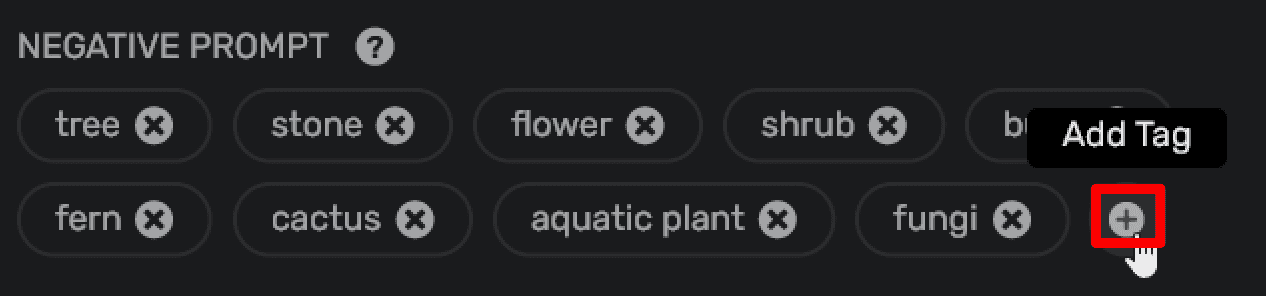 Add negative prompts