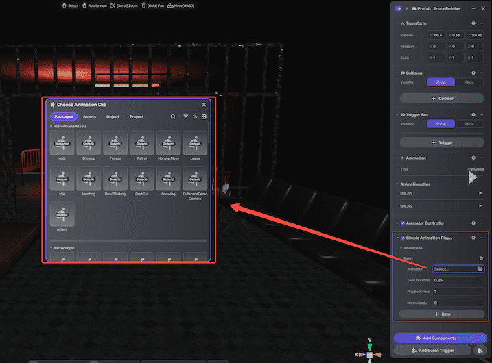 Add animation to play