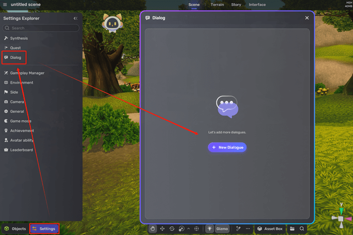 Adding to dialog pool