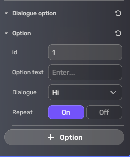 configure dialog