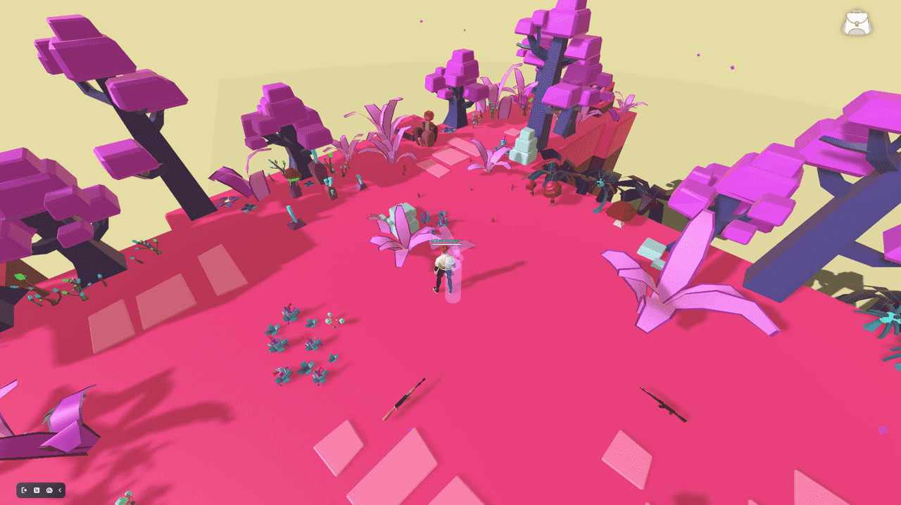 After setting camera distance