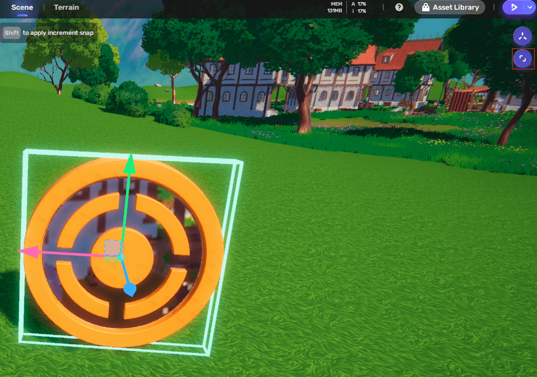 Open properties window