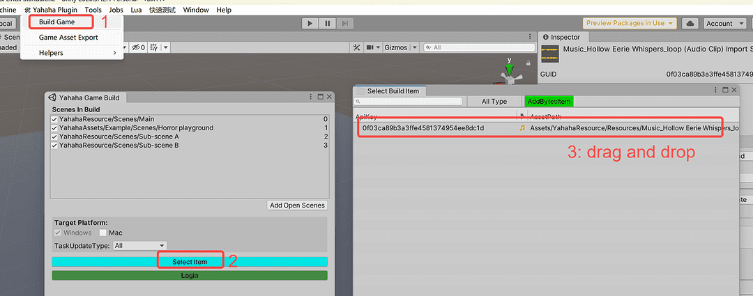 Add audio to resource items