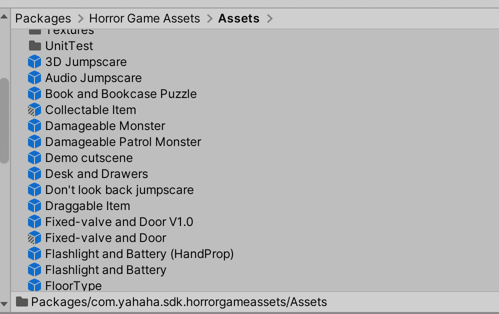 Horror assets