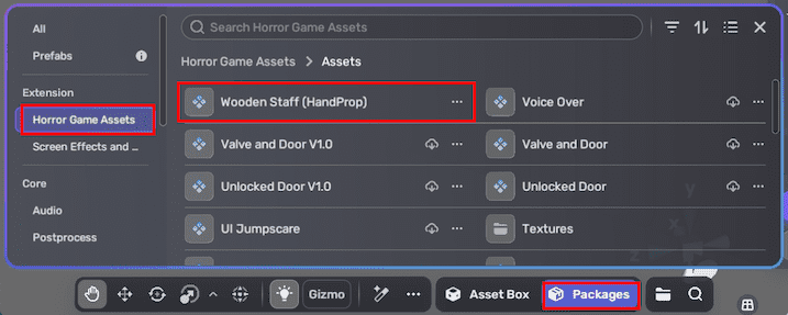 Add Wooden Staff (HandProp)