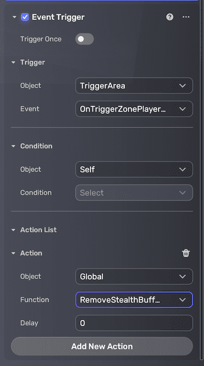 Activation Event Trigger